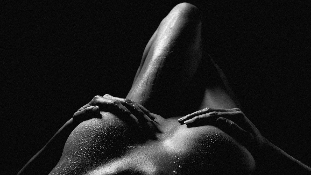 Black and white nude photography